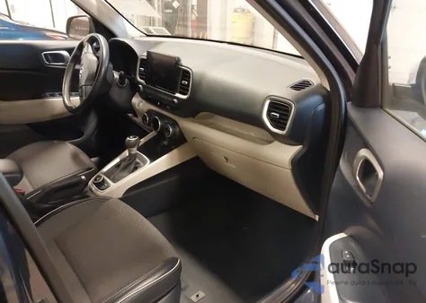 2021 Hyundai Venue Denim from USA, damaged, VIN KMHRC8A38MU080504